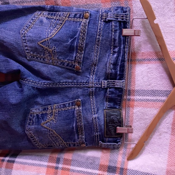 Men’s Rock 47 Denim Slim Fit Boot Cut - Picture 2 of 4